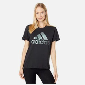 adidas Holiday Graphics Tee Black Size S